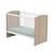 Lit bébé 120x60 Access Bois Blanc MARRON 1 - vertbaudet enfant 