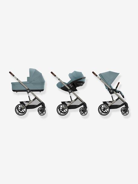 Poussette Tout-Terrain Balios S Lux 2024 - Châssis Noir et Siège Moon Black - CYBEX bleu+bleu nuit 5 - vertbaudet enfant 