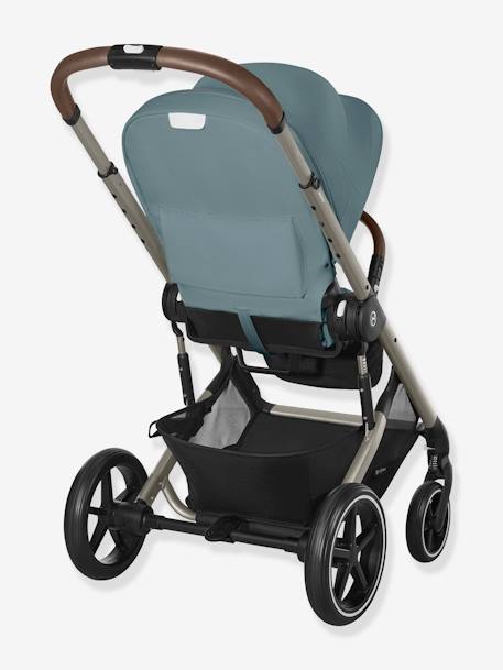 Poussette Tout-Terrain Balios S Lux 2024 - Châssis Noir et Siège Moon Black - CYBEX bleu+bleu nuit 10 - vertbaudet enfant 