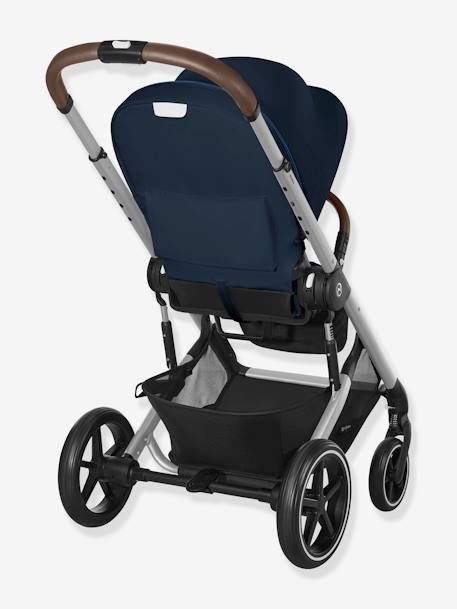 Poussette Tout-Terrain Balios S Lux 2024 - Châssis Noir et Siège Moon Black - CYBEX bleu+bleu nuit 17 - vertbaudet enfant 