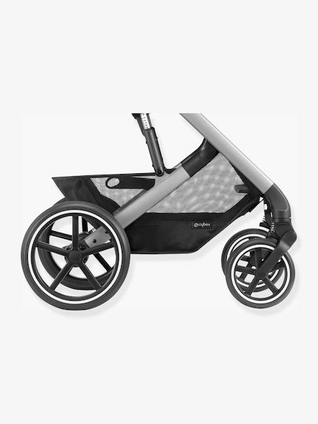 Poussette Tout-Terrain Balios S Lux 2024 - Châssis Noir et Siège Moon Black - CYBEX bleu+bleu nuit 16 - vertbaudet enfant 