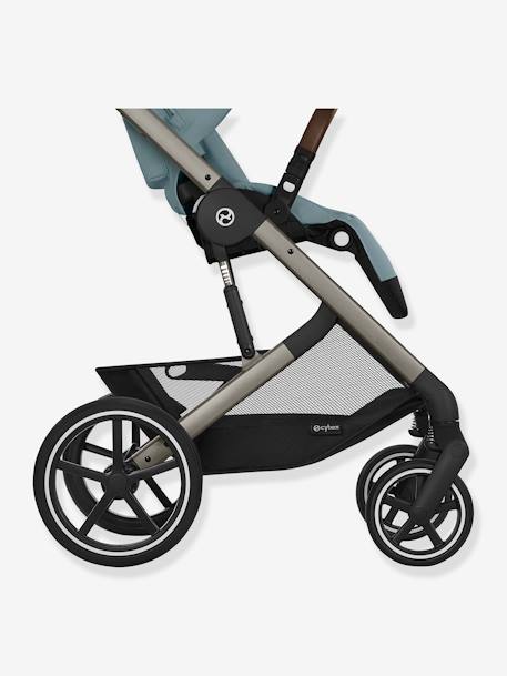 Poussette Tout-Terrain Balios S Lux 2024 - Châssis Noir et Siège Moon Black - CYBEX bleu+bleu nuit 8 - vertbaudet enfant 