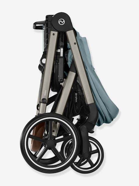 Poussette Tout-Terrain Balios S Lux 2024 - Châssis Noir et Siège Moon Black - CYBEX bleu+bleu nuit 7 - vertbaudet enfant 