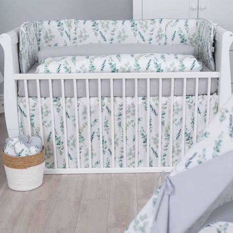 Couette et oreiller enfant prêt à dormir Eucalyptus GRIS 2 - vertbaudet enfant 