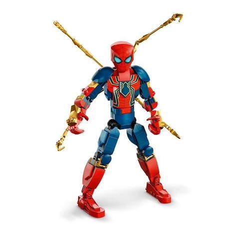 LEGO® Marvel 76298 Figurine d’Iron Spider-Man à Construire Jeu de Rôle Pour Enfants ROUGE 3 - vertbaudet enfant 