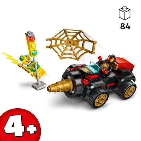 LEGO® Marvel Spidey et Ses Amis Extraordinaires 10792 Véhicule de Forage, avec Super-Héros ROUGE 2 - vertbaudet enfant 