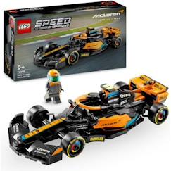 Jouet-LEGO Speed Champions 76919 La Voiture de Course de Formule 1 McLaren 2023, Véhicule Jouet