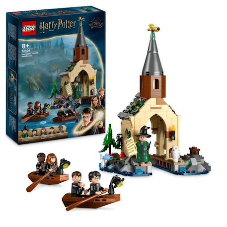 LEGO Harry Potter 76426 Le Hangar à Bateaux de Poudlard, Jouet Fantastique pour Enfants MARRON 1 - vertbaudet enfant 