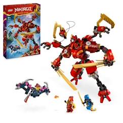 Jouet-Jeux d'imagination-LEGO NINJAGO 71812 Le Robot Grimpeur Ninja de Kai, Set de Jeu d’Aventure pour Enfants