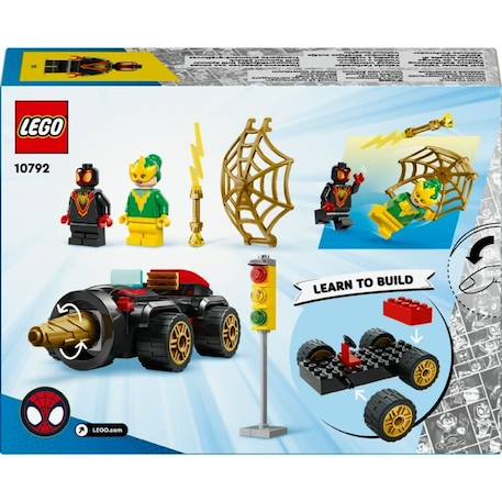 LEGO® Marvel Spidey et Ses Amis Extraordinaires 10792 Véhicule de Forage, avec Super-Héros ROUGE 5 - vertbaudet enfant 