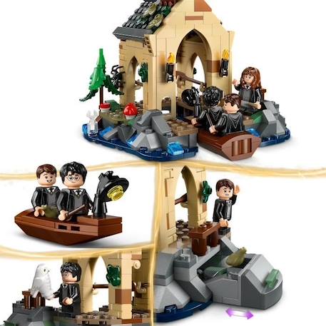 LEGO Harry Potter 76426 Le Hangar à Bateaux de Poudlard, Jouet Fantastique pour Enfants MARRON 2 - vertbaudet enfant 