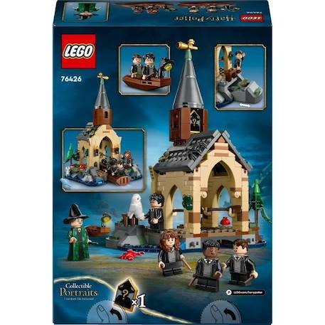 LEGO Harry Potter 76426 Le Hangar à Bateaux de Poudlard, Jouet Fantastique pour Enfants MARRON 5 - vertbaudet enfant 