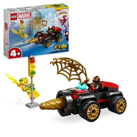 LEGO® Marvel Spidey et Ses Amis Extraordinaires 10792 Véhicule de Forage, avec Super-Héros ROUGE 1 - vertbaudet enfant 