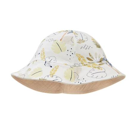 Bob réversible bébé en gaze de coton Zagora BEIGE 2 - vertbaudet enfant 