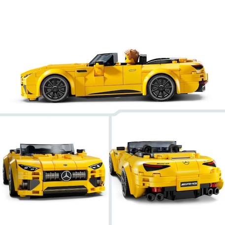 LEGO® Speed Champions 76924 Mercedes-AMG G 63 et Mercedes-AMG SL 63, voitures à construire JAUNE 3 - vertbaudet enfant 