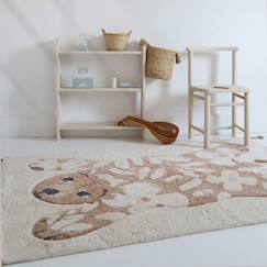 -Tapis enfant coton lavable - NATTIOT - FLOWERBEAR