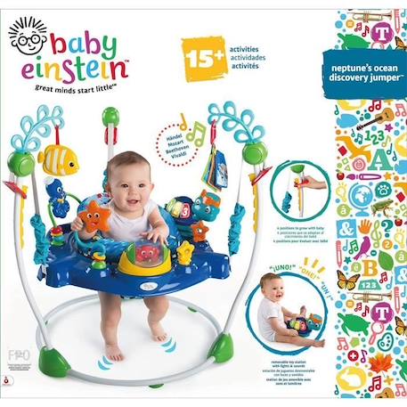 Trotteur - BABY EINSTEIN - Neptune's Ocean Discovery - Jouets interactifs - Hauteur réglable - Effets sonores BLEU 4 - vertbaudet enfant 