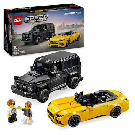 LEGO® Speed Champions 76924 Mercedes-AMG G 63 et Mercedes-AMG SL 63, voitures à construire JAUNE 1 - vertbaudet enfant 