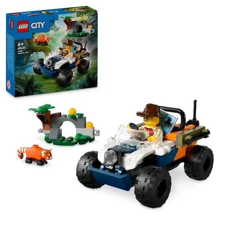 LEGO® City 60424 Le tout-terrain de l’explorateur de la jungle et le panda roux, jeu 6 ans BLANC 1 - vertbaudet enfant 