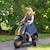 Scooter électrique enfant AIYAPLAY Vespa 6 V dim. 107L x 47l x 73H cm Musique MP3 Port USB Phare 2 roulettes, pour 3-6 ans, Vert VERT 2 - vertbaudet enfant 