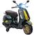 Scooter électrique enfant AIYAPLAY Vespa 6 V dim. 107L x 47l x 73H cm Musique MP3 Port USB Phare 2 roulettes, pour 3-6 ans, Vert VERT 1 - vertbaudet enfant 