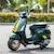 Scooter électrique enfant AIYAPLAY Vespa 6 V dim. 107L x 47l x 73H cm Musique MP3 Port USB Phare 2 roulettes, pour 3-6 ans, Vert VERT 3 - vertbaudet enfant 