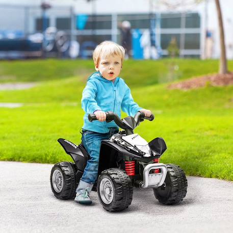 Quad électrique enfant 6V 30W HONDA TRX 250X V max. 2,8 Km/h phare LED klaxon noir NOIR 2 - vertbaudet enfant 