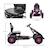 Kart à pédales enfant Go kart Formule 1 Racing Super Power 5 aileron avant pneus gonflables caoutchouc noir rose ROSE 3 - vertbaudet enfant 