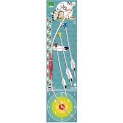 Jouet-Jeux de plein air-Arc en bois pour enfant VILAC - Grand arc de 95 cm avec 4 flèches