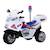 Moto scooter électrique pour enfants modèle policier fonctions sirène et gyrophare à partir de 3 ans BLANC 1 - vertbaudet enfant 