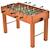 Baby-foot table de Babyfoot jeu de football dim. 122L x 61l x 80H cm 2 balles fournies MDF imitation bois acajou MARRON 1 - vertbaudet enfant 