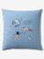 Parure housse de couette + taie d'oreiller enfant INTERGALACTIC, avec coton recyclé bleu imprimé 3 - vertbaudet enfant 