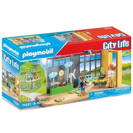 PLAYMOBIL 71331 Classe éducative sur l'écologie, City Life, L'école, 52 pièces, Dès 4 ans BLEU 1 - vertbaudet enfant 