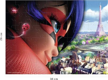 Puzzle enfant - Nathan - Miraculous LadyBug - 60 pièces - Ravensburger MULTICOLORE 4 - vertbaudet enfant 