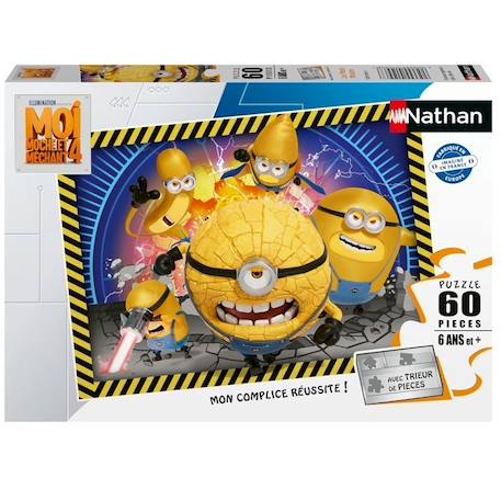 Puzzle Les Mega Minions 60 pcs - Nathan - Ravensburger - Enfant - Dessins animés et BD MULTICOLORE 2 - vertbaudet enfant 