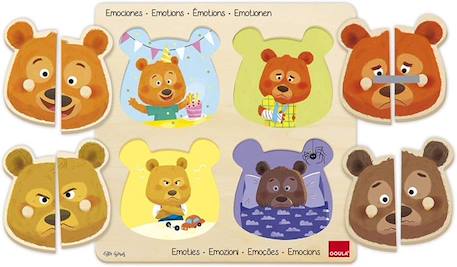 Puzzle Animaux - GOULA - Emotions - Moins de 100 pièces - Mixte - 2 ans+ BEIGE 4 - vertbaudet enfant 