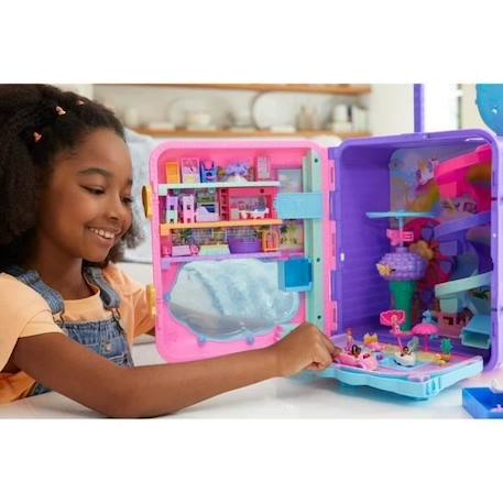 Polly Pocket®-Coffret Valise Polly Pocket® Pollyville® HKV43 BLANC 5 - vertbaudet enfant 