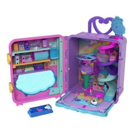 Polly Pocket®-Coffret Valise Polly Pocket® Pollyville® HKV43 BLANC 3 - vertbaudet enfant 