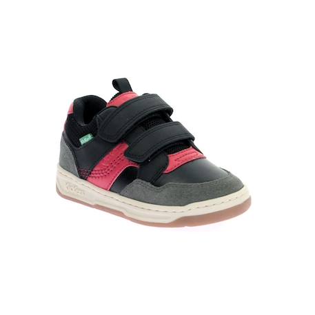 KICKERS Baskets basses Kickbiking marron BLEU+MARRON+ROUGE 12 - vertbaudet enfant 