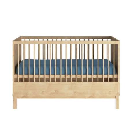 Lit bébé évolutif Kiwi Bois 70x140 cm MARRON 1 - vertbaudet enfant 