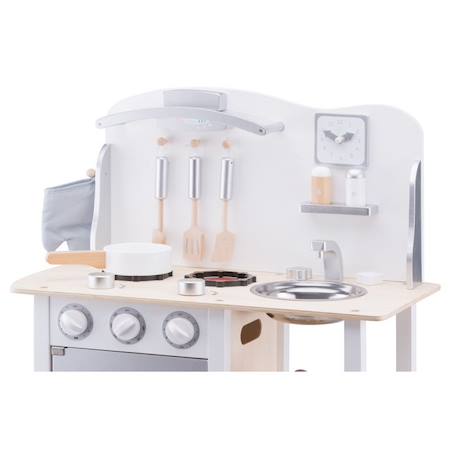 New Classic Toys - Cuisine Bon Appétit - blanche argent BLANC 6 - vertbaudet enfant 