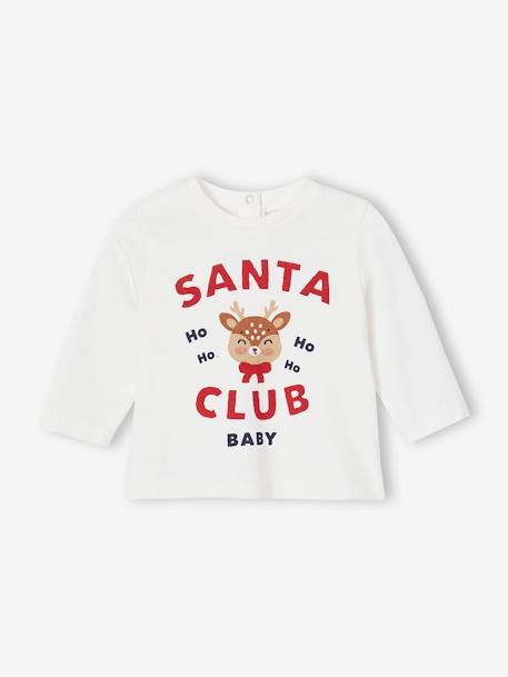 Pyjama de Noël 2 pièces bébé ' Santa Club' Capsule famille écru 4 - vertbaudet enfant 