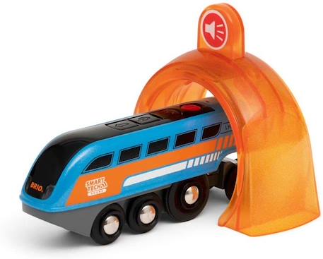 Locomotive à Enregistreur vocal Smart Tech Sound - BRIO - Circuit de train en bois - Mixte - Dès 3 ans ORANGE 2 - vertbaudet enfant 