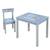 Ensemble Table + 1 Chaise Enfant ROBA Pat'Patrouille - Motif Chiens Chase Ruben & Marcus - Bleu - Gris BLEU 1 - vertbaudet enfant 