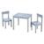 Ensemble Table + 2 Chaises Enfants ROBA Pat'Patrouille - Motif Chiens Chase Ruben & Marcus - Bleu - Gris BLEU 1 - vertbaudet enfant 