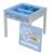 Table d'Activités ROBA Pat'Patrouille + 1 Tabouret avec Rangement - Plaque de Construction LEGO Intégrée - Bleu - Gris BLEU 2 - vertbaudet enfant 