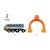 Locomotive à Enregistreur vocal Smart Tech Sound - BRIO - Circuit de train en bois - Mixte - Dès 3 ans ORANGE 5 - vertbaudet enfant 