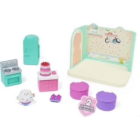 Gabby et la Maison Magique - Playset Deluxe La Cuisine de Petit Chou - 1 figurine + accessoires BLANC 3 - vertbaudet enfant 