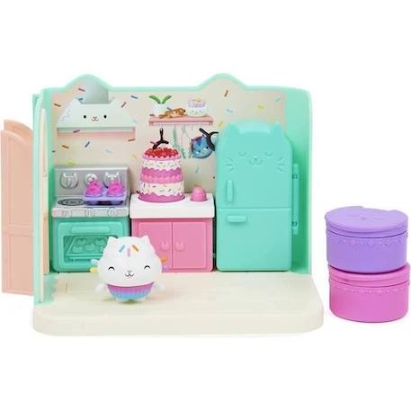 Gabby et la Maison Magique - Playset Deluxe La Cuisine de Petit Chou - 1 figurine + accessoires BLANC 5 - vertbaudet enfant 