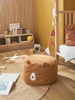 -Pouf enfant Ours en sherpa